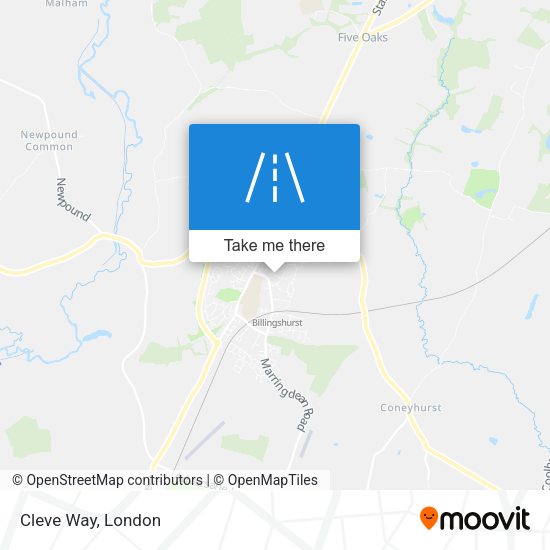 Cleve Way map