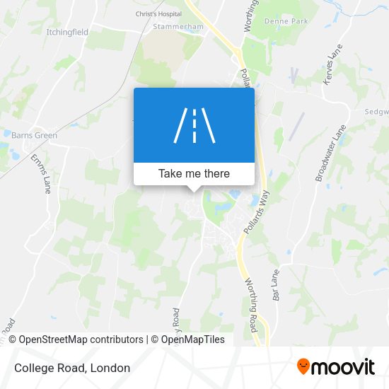 College Road map