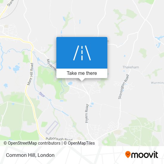 Common Hill map
