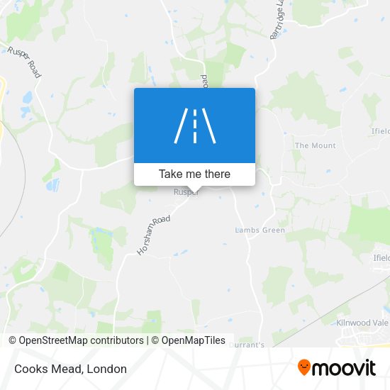 Cooks Mead map