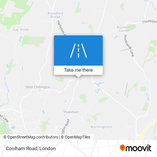 Coolham Road map