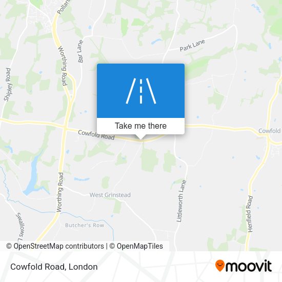 Cowfold Road map