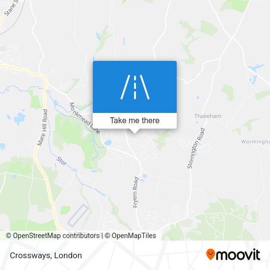 Crossways map