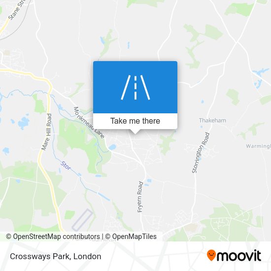 Crossways Park map