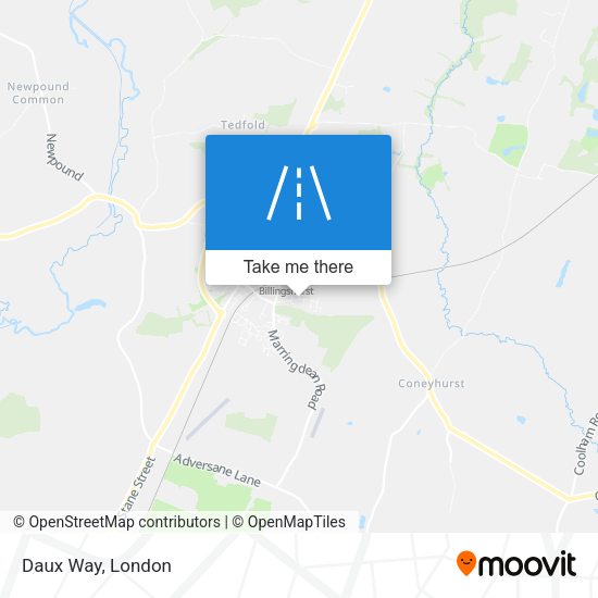 Daux Way map