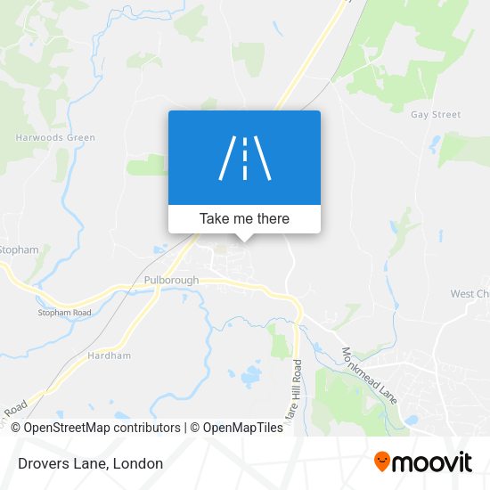Drovers Lane map