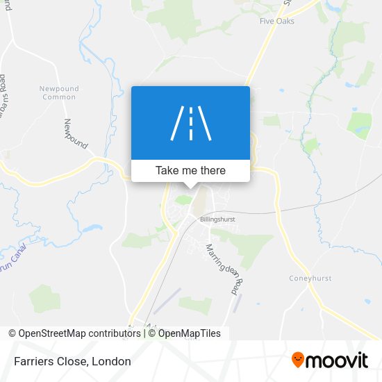 Farriers Close map