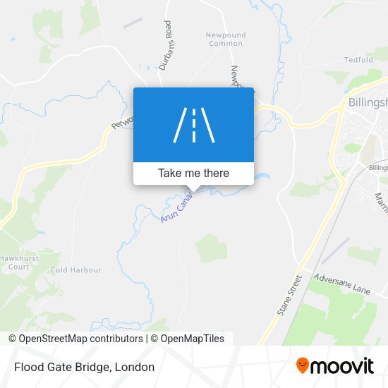 Flood Gate Bridge map
