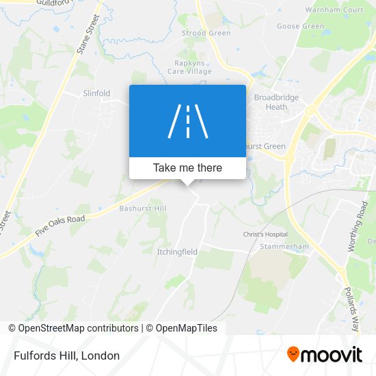 Fulfords Hill map