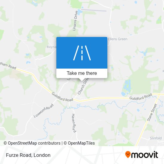 Furze Road map