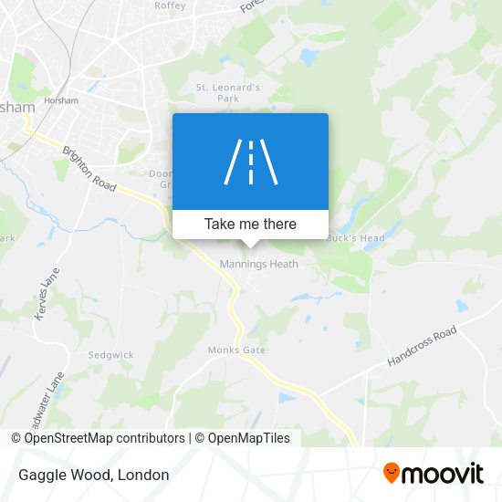 Gaggle Wood map