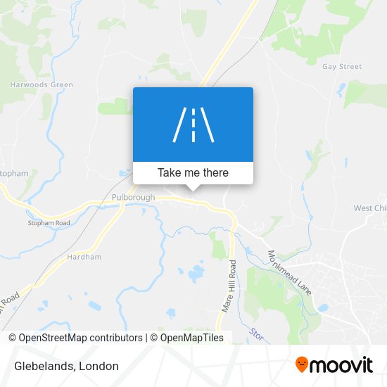Glebelands map