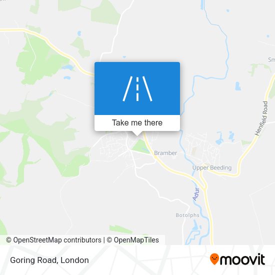 Goring Road map