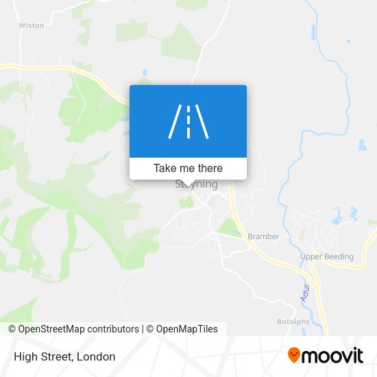 High Street map