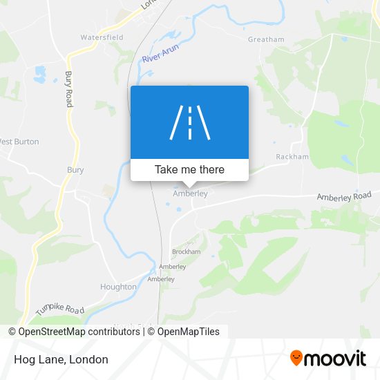 Hog Lane map