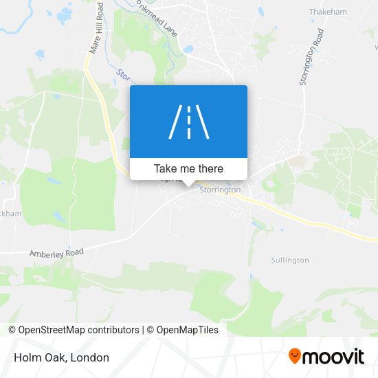 Holm Oak map