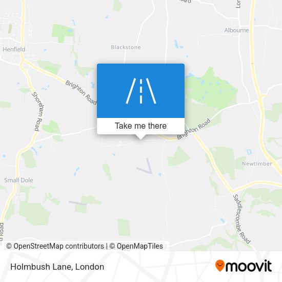 Holmbush Lane map