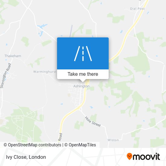 Ivy Close map