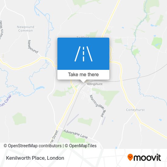 Kenilworth Place map