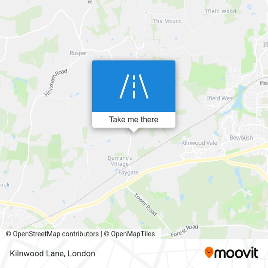 Kilnwood Lane map