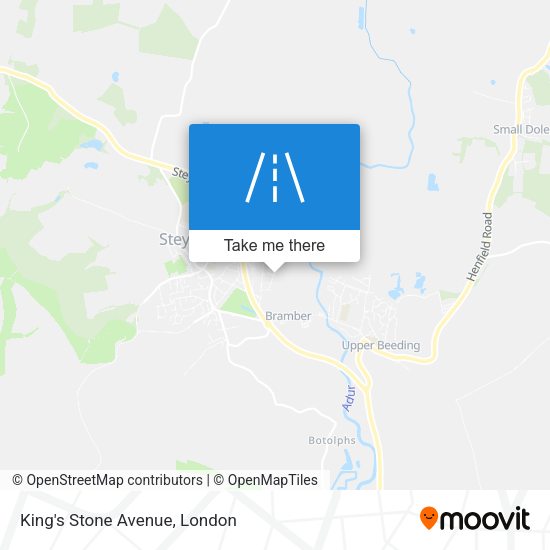 King's Stone Avenue map
