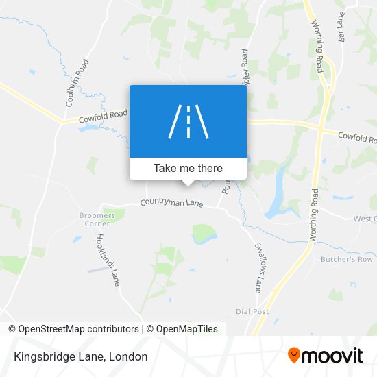 Kingsbridge Lane map