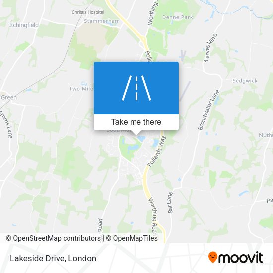 Lakeside Drive map
