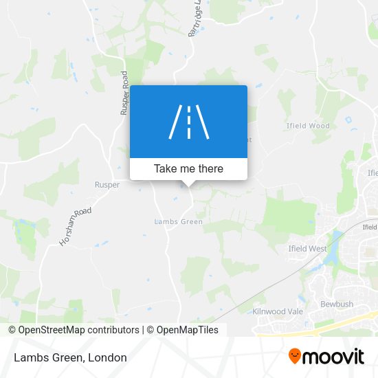 Lambs Green map