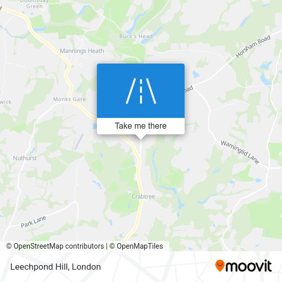 Leechpond Hill map