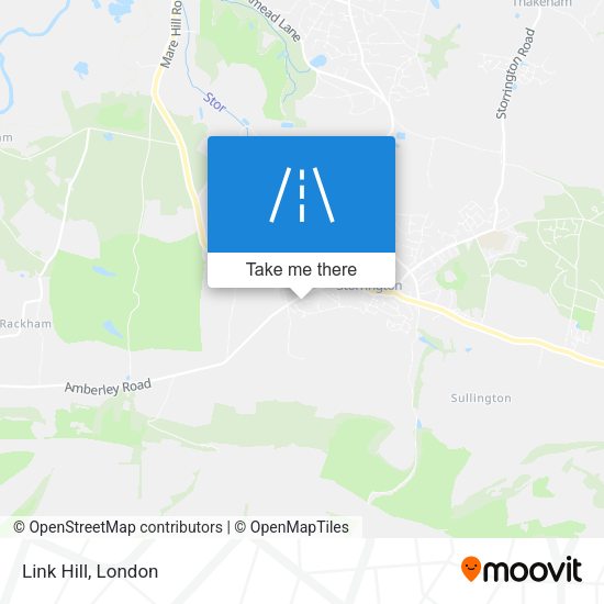 Link Hill map
