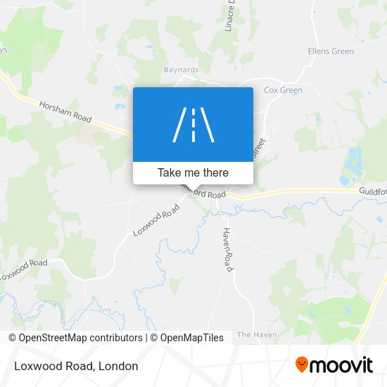 Loxwood Road map