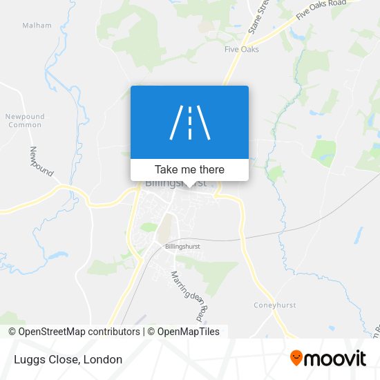 Luggs Close map