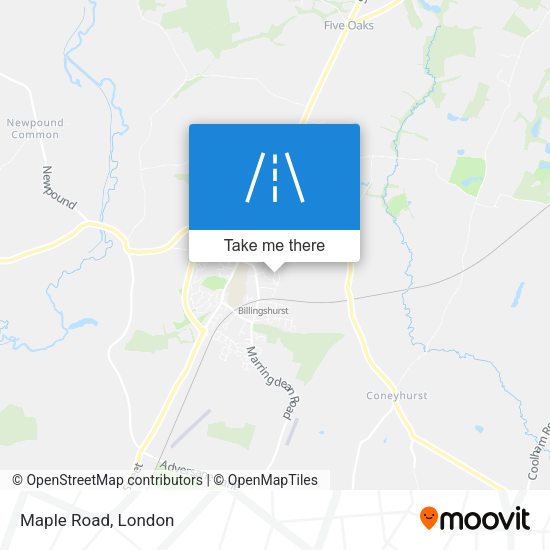 Maple Road map