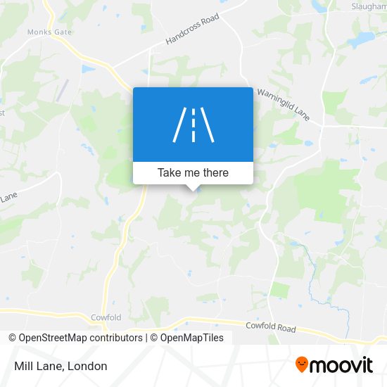 Mill Lane map