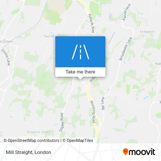 Mill Straight map