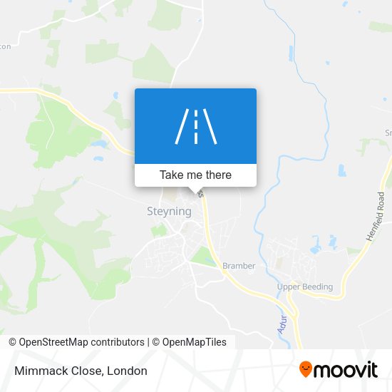 Mimmack Close map
