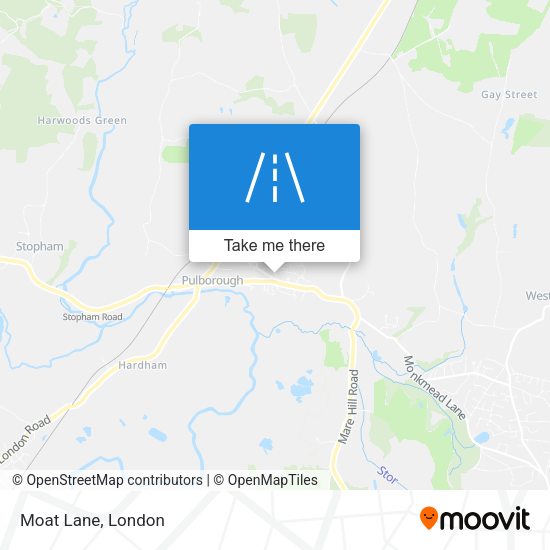 Moat Lane map