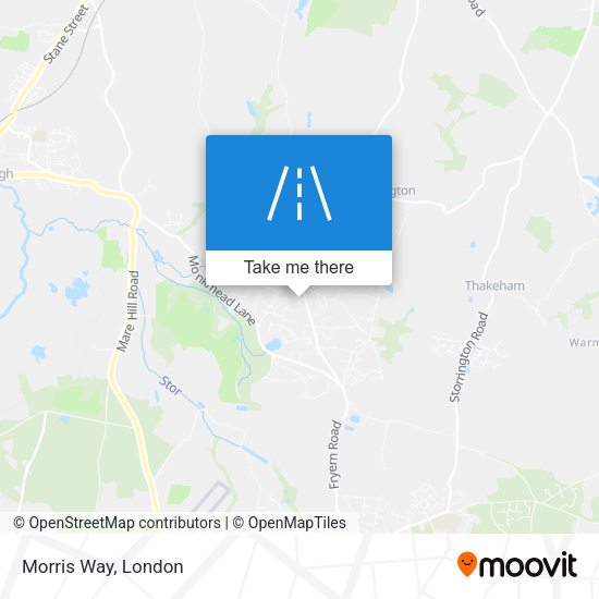 Morris Way map