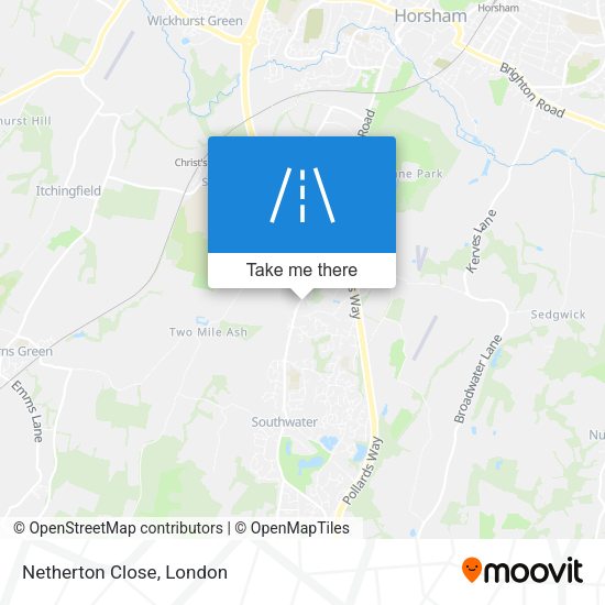 Netherton Close map