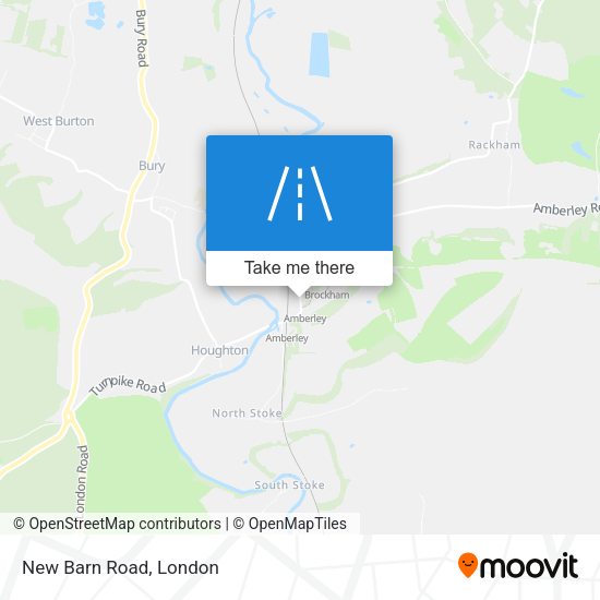 New Barn Road map