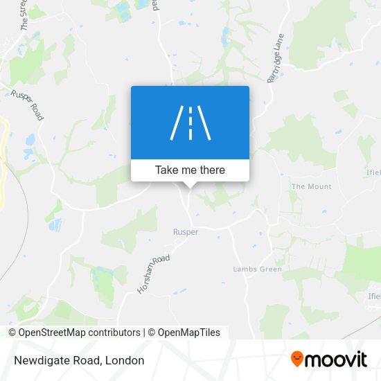 Newdigate Road map