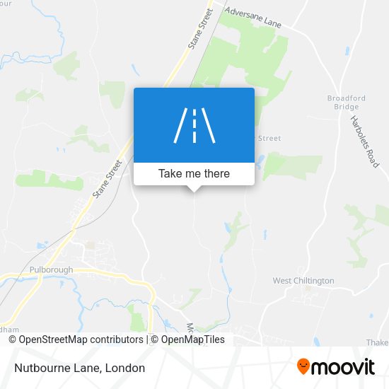 Nutbourne Lane map