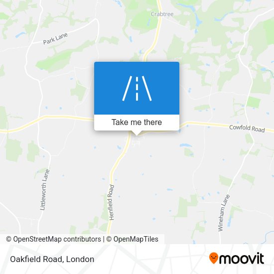 Oakfield Road map