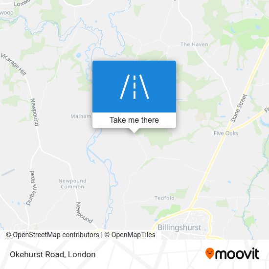 Okehurst Road map