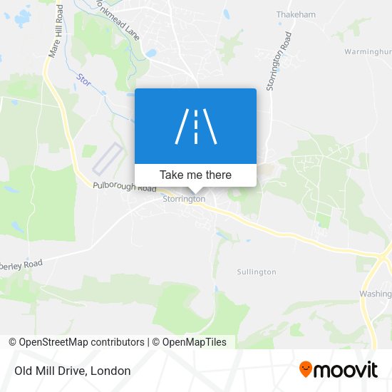 Old Mill Drive map