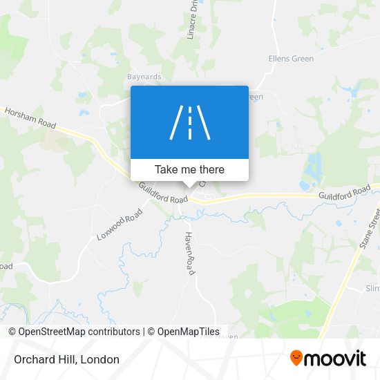 Orchard Hill map