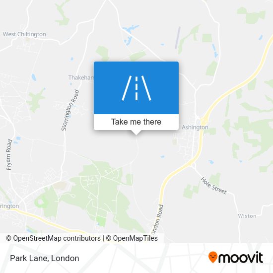 Park Lane map