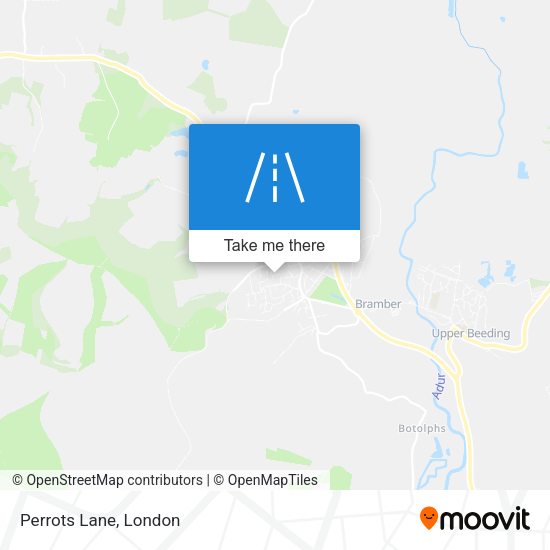 Perrots Lane map