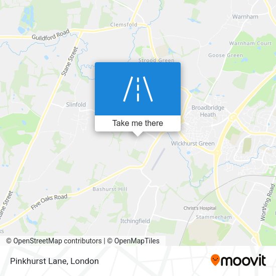 Pinkhurst Lane map