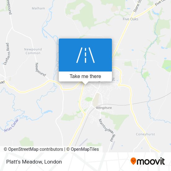 Platt's Meadow map